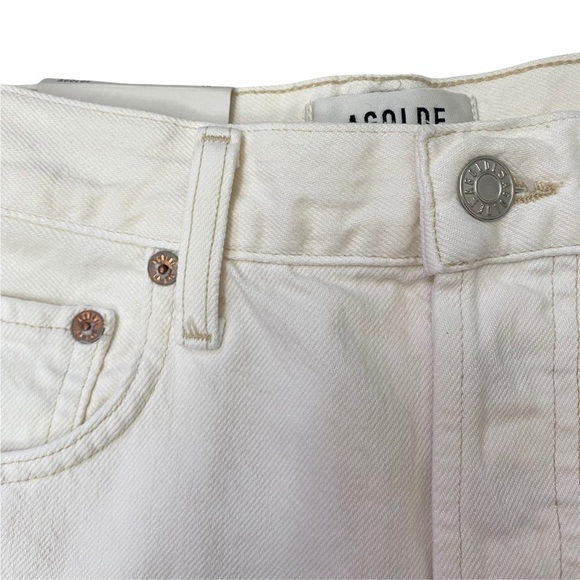 Agolde 90s Pinch Waist High Waist Longline Shorts - Picture 8 of 11